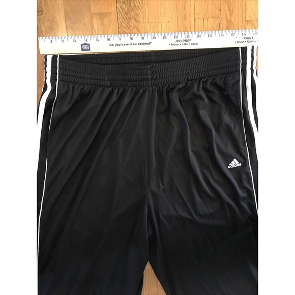 Black Adidas 3 stripe Track Suit Size 2XL Jacket and Pants - New Without Tags - Picture 4 of 10